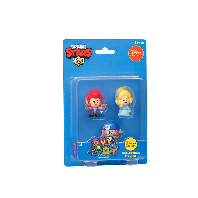 Figurines de collection Brawl Stars, emballage de 3