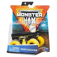 Monster Jam, Monster truck authentique Higher Education en métal moulé à l'échelle 1:64, série Inverse Trucks