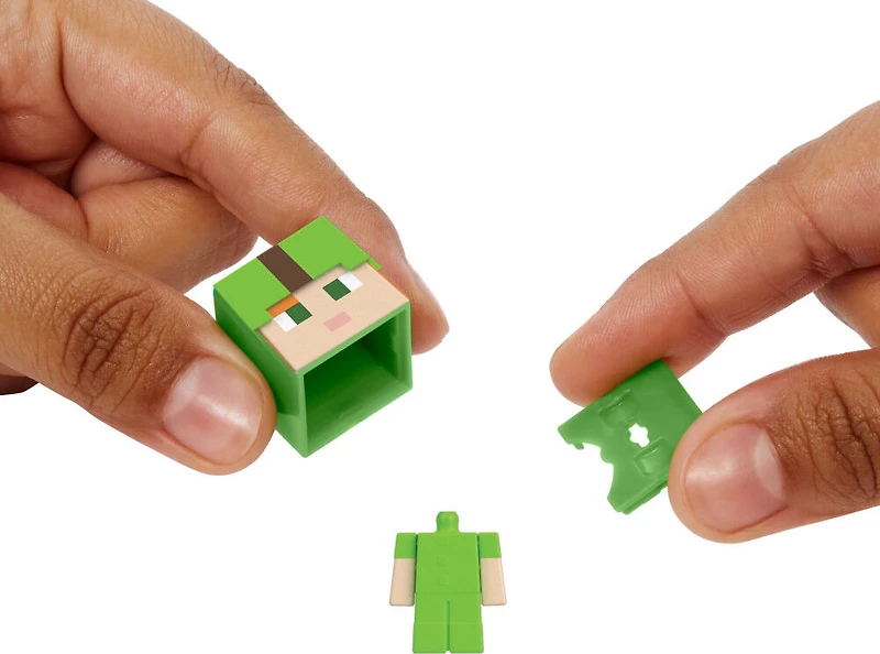 Minecraft Mob Head Minis Alex in Dyed Leather Armor