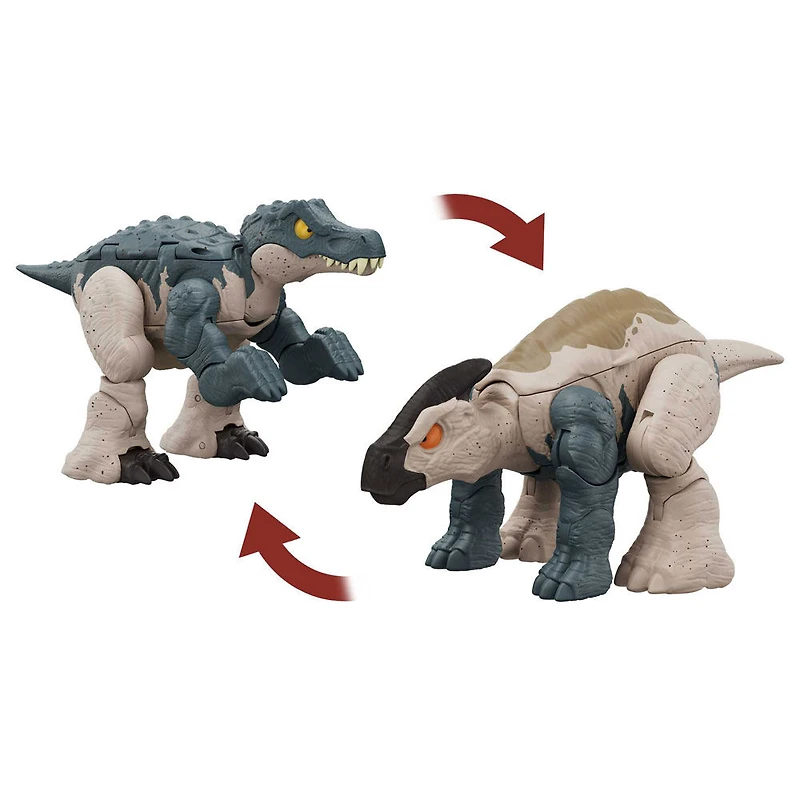 Jurassic World Dinosaur to Dinosaur Transforming Toy, Double Danger