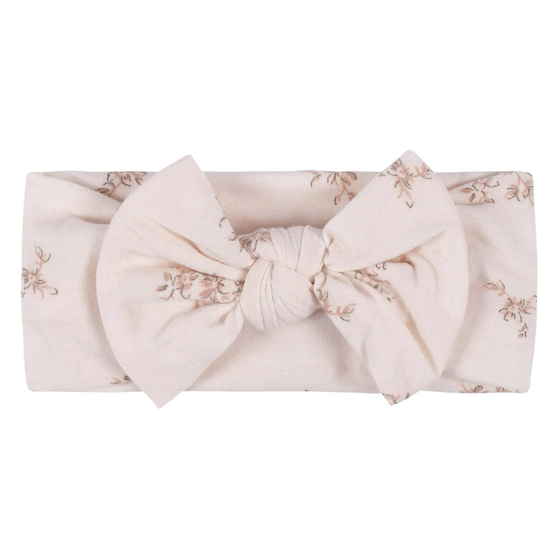 Just Born  - 2 piece Swaddle Blanket+Headband Pink Floral