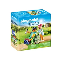 Patient en fauteuil roulant  - Playmobil