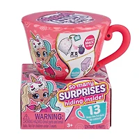 Assortiment de poupées Itty Bitty Pretty et petite tasse de thé Tea Party (inclut 12 Surprises !) par ZURU - L'assortiment peut varier