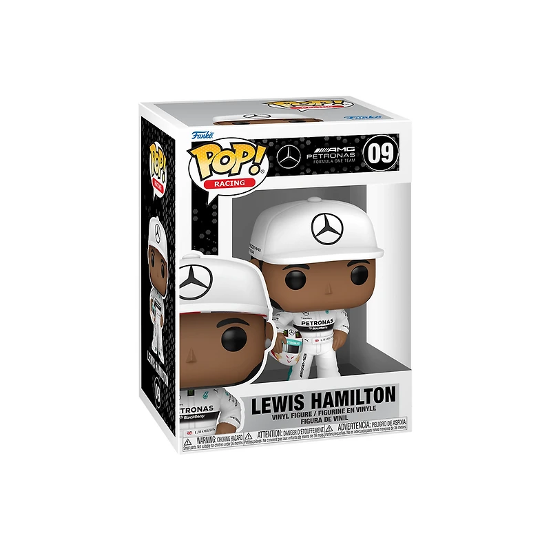 Funko Pop! Racing: Mercedes-AMG Petronas - Lewis Hamilton avec Helmet Figurine En Vinyle