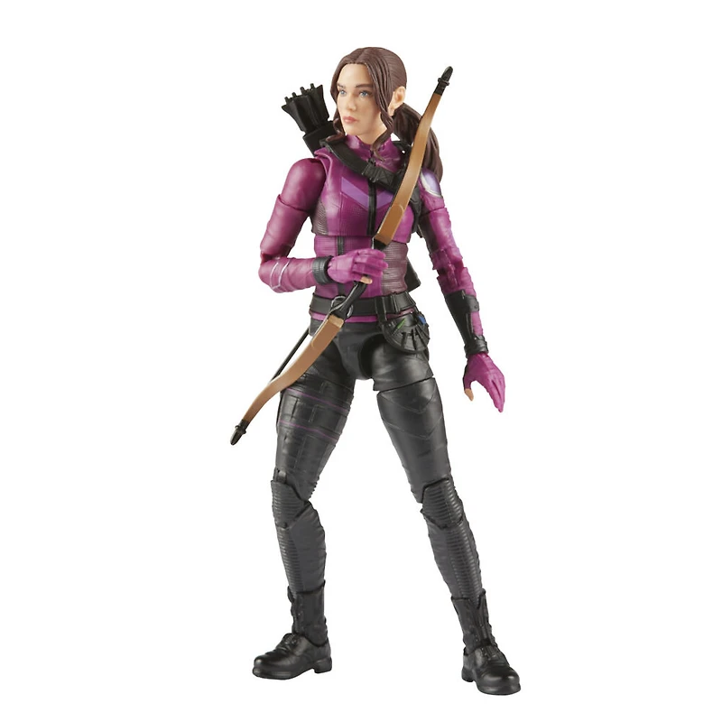 Marvel Legends Series, figurine de collection Kate Bishop de 15 cm de la série MCU Disney+ Hawkeye, 3 accessoires et 1 pièce Build-a-Figure