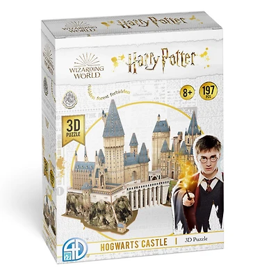 4D Build, Harry Potter, Château de Poudlard, Puzzle 3D en papier, 197 pièces