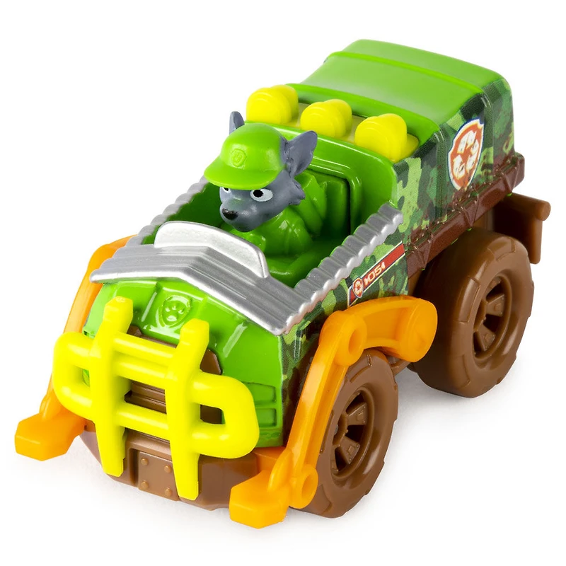 PAW Patrol, Véhicule Rocky en métal True Metal à collectionner