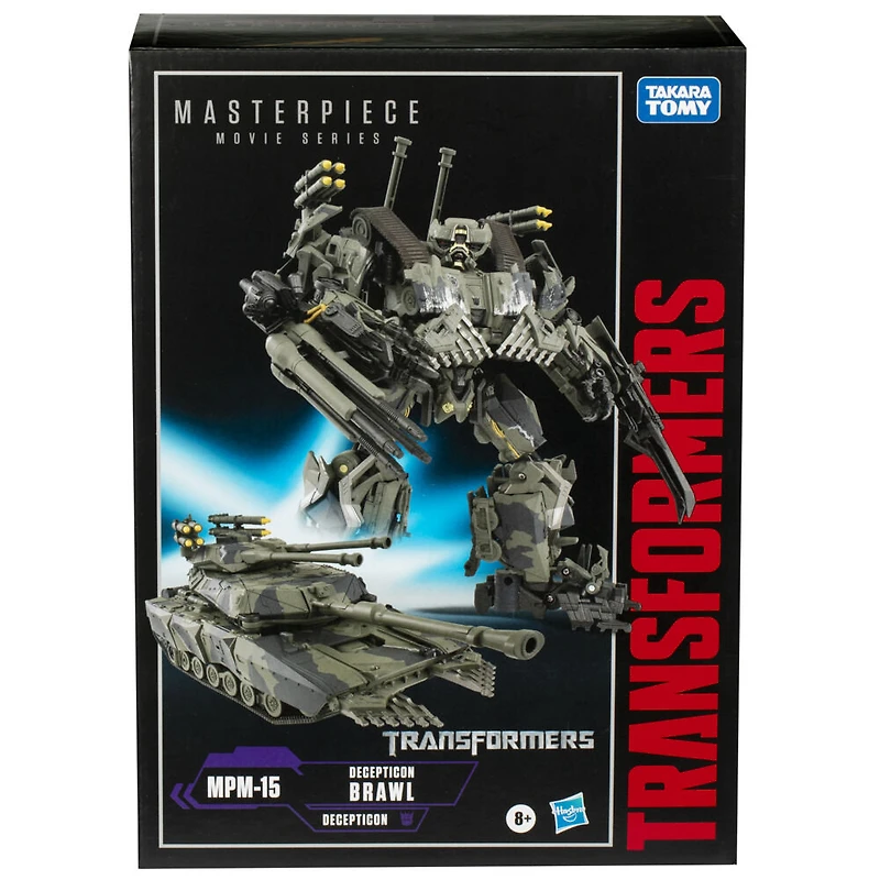 Transformers Generations Masterpiece Movie Series, figurine MPM-15 Decepticon Brawl de 26,5 cm, premier film Transformers