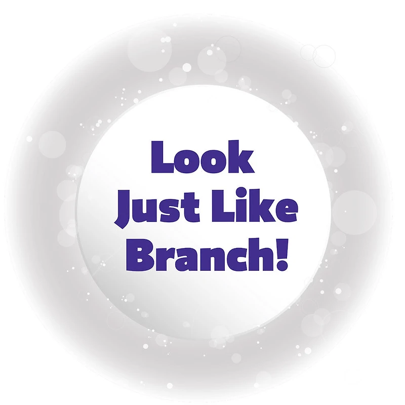 DreamWorks Trolls World Tour Troll-rific Branch Wig