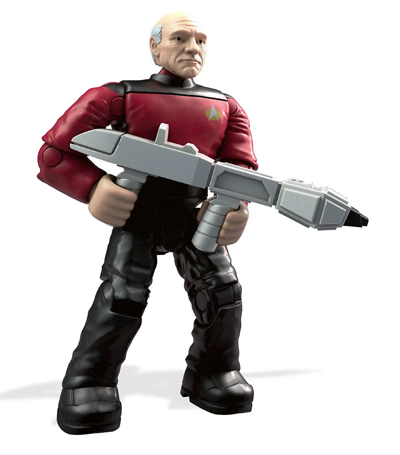 Mega Construx - Héros - Figurine à assembler - Star Trek - Capitaine Picard