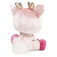 GUND P.Lushes Designer Fashion Pets, Lissa Doemi, biche en peluche de luxe douce et élégante, rose et or, 15,2 cm
