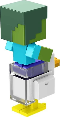 Minecraft Figurine- POULET CHEVAUCHÉ par un Zombie