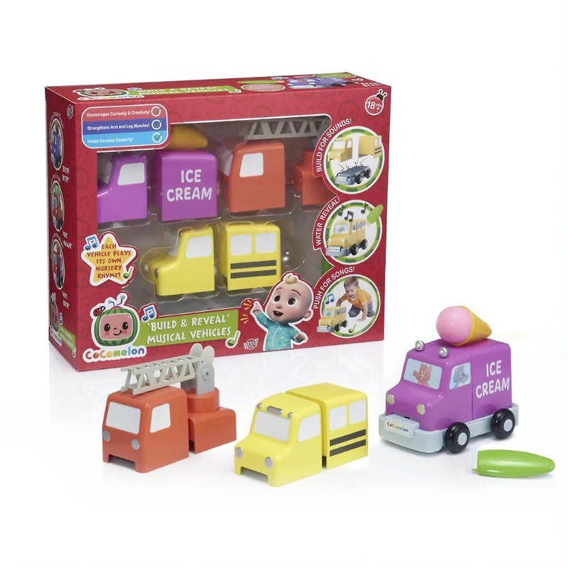 Cocomelon- Véhicules Construits Et Sons