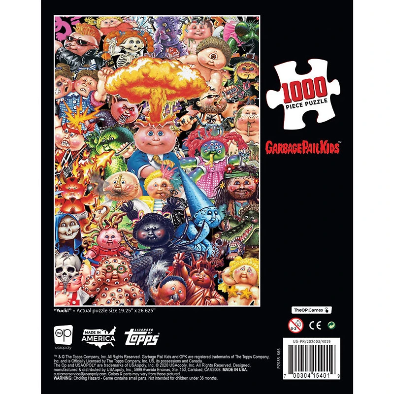Garbage Pail Kids "Yuck" 1000 Piece Puzzle