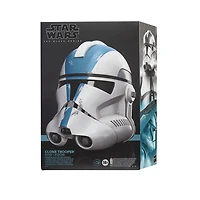 Star Wars The Black Series, casque électronique premium de soldat clone (501e Legion), article de cosplay pour adultes