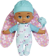My Garden Baby My First Little Bunny Baby Doll (~9-in), Soft Body with Plush Ears, Blue - R Exclusive