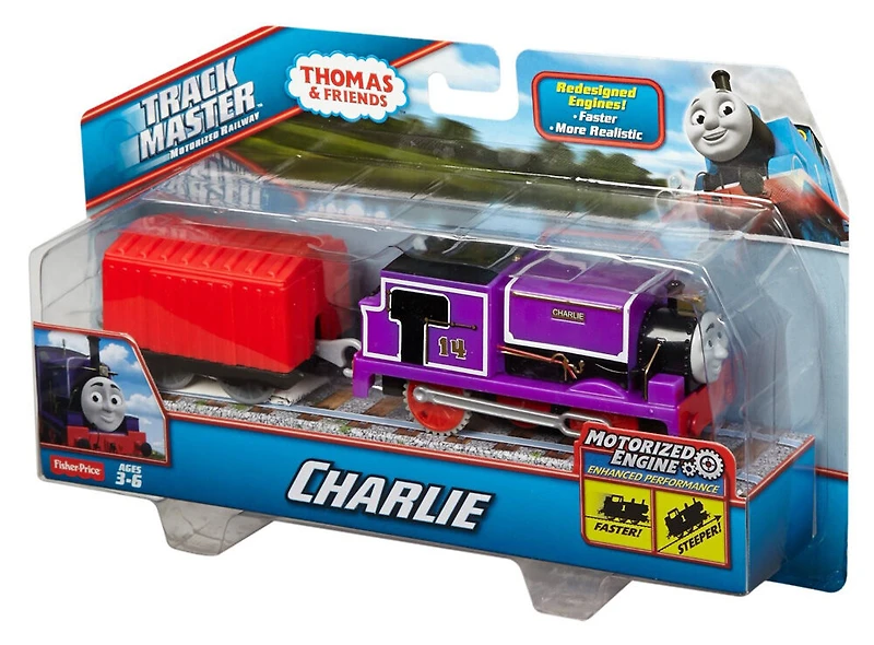 Thomas et ses amis - Fisher-Price -  Locomotive motorisée Charlie TrackMaster - Édition anglaise