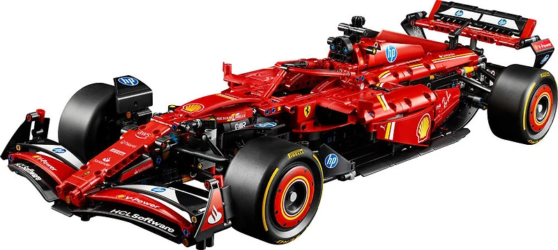 LEGO Technic Ferrari SF-24 F1 Car Model Kit for Adults, Build Your Own Racing Vehicle Set 42207