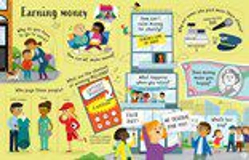 Lift-The-Flap Questions and Answers About Money - Édition anglaise