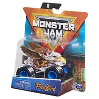 Monster Jam, Monster truck FreeBird officiel, véhicule en métal moulé, série Crazy Creatures, échelle 1:64