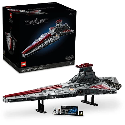 LEGO Star Wars Venator-Class Republic Attack Cruiser Building Set (5,374 Pieces), 75367