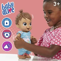 Baby Alive Baby Gotta Bounce Doll, Bunny Outfit, Bounces with 25+ SFX and Giggles, Drinks and Wets