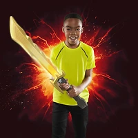 Power Rangers Dino Fury Megafury Saber Electronic Toy with Motion-Activated Light and Sound FX