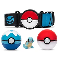 Pokémon - Ensemble de ceinture Clip 'N Go pour ballon Poké - Scuba Ball (Dive Ball), Poké Ball et Carapuce (Squirtle) no 1