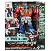 Transformers: Rise of the Beasts, figurine Beast-Mode Optimus Prime de 25 cm avec sons et lumières - Édition anglaise