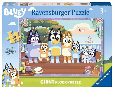 Puzzle De Sol Géant Bluey 24 Pièces