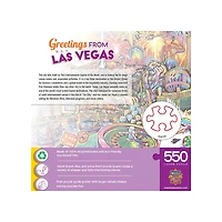 Masterpieces Puzzle Company Greetings From Las Vegas - casse-tête de 550 pièces - Édition anglaise
