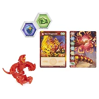 Bakugan Evolutions, Prisma Dragonoid, Figurine articulée de 5,1 cm et carte à collectionner