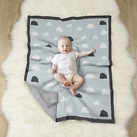 Couverture pour bébé en coton, des nuages