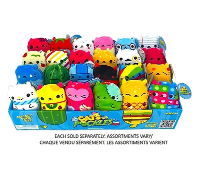 Cats v Pickles! 10,16 cm Peluches (Chacun vendu séparément. Sélectionné au hasard)