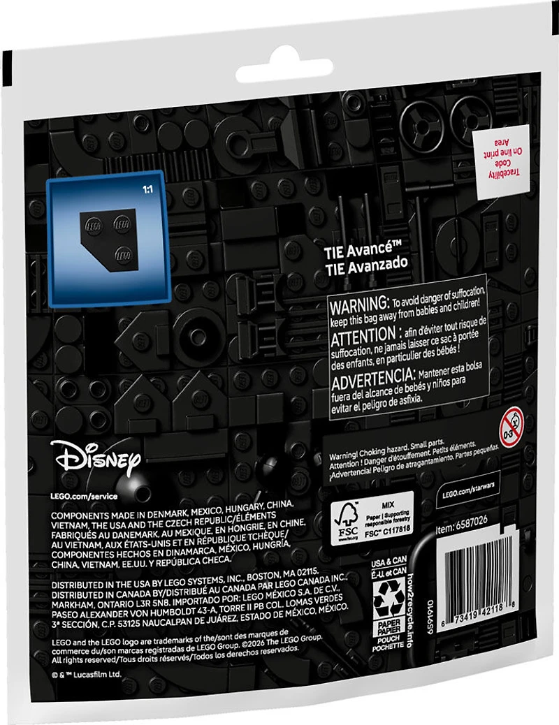 LEGO Star Wars TM Le TIE Avancé miniature 30727