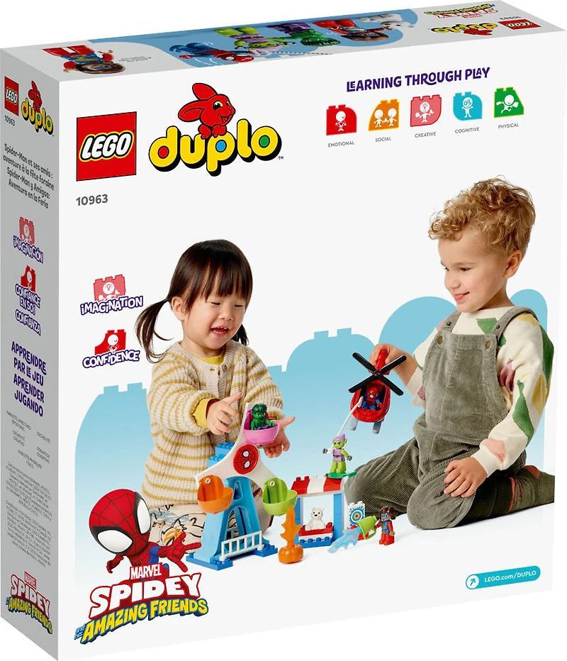 LEGO DUPLO Marvel Spider-Man et ses amis : aventure à la fête foraine 10963 (41 pièces)