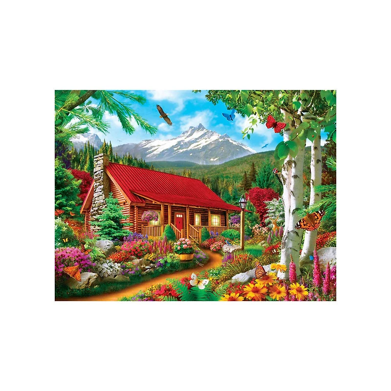 Masterpieces Puzzle Company Memory Lane - Mountain Hideaway Casse-Tête De 300 Pièces