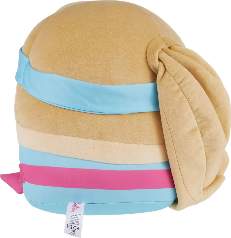Barbie Cuutopia Plush, 10-inch Soft Pillow Doll, '80s-Inspired Workout Look & Soft Belt