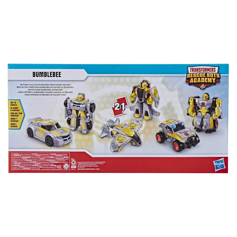 Transformers Rescue Bots Academy, pack de 3 figurines convertibles Bumblebee - Notre exclusivité