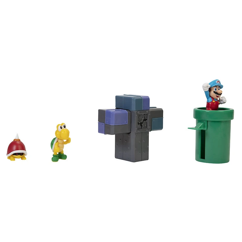 M2 - Ensemble De Diorama De Nintendo Mario 2,5 Pouces - Monde Souterrain