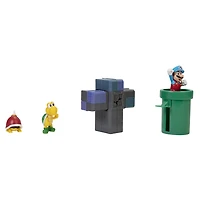 M2 - Ensemble De Diorama De Nintendo Mario 2,5 Pouces - Monde Souterrain