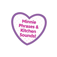 Disney Junior Minnie Mouse Super Sizzlin' Kitchen with Realistic Sounds and Pretend Play Food and Accessories - R Exclusive