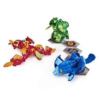 Bakugan, Starter Pack 3 personnages, Pyrus Pyravian, Créatures transformables à collectionner