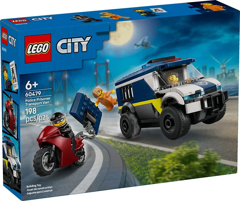 LEGO City Le fourgon pénitentiaire - Jouet de police pour garçons et filles de 6 ans et plus - 60479