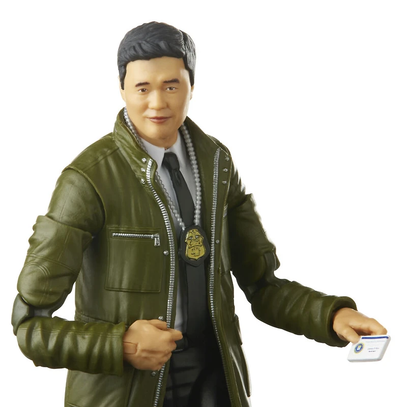 Marvel Legends Series, Wandavision, figurine de collection Agent Jimmy Woo de 15 cm MCU Disney+, 2 accessoires et 3 pièces Build-a-Figure