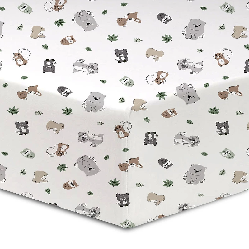 Koala Baby 1 pack Flannel Sheet Woodland Animals