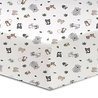 Koala Baby 1 pack Flannel Sheet Woodland Animals