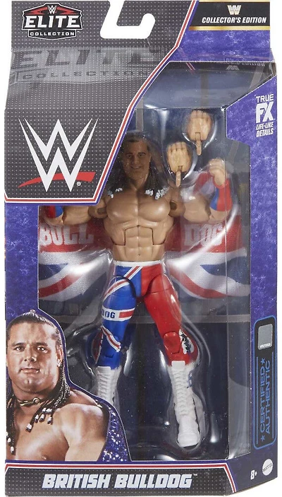 WWE British Bulldog Elite Collection Action Figure