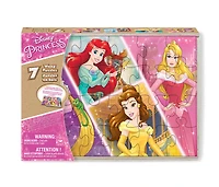 Disney Princess 7-Pack of Wood Puzzles with Wood Storage Tray