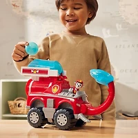 PAW Patrol Jungle Pups, Marshall's Deluxe Elephant Vehicle avec lance-projectile, Camion avec figurine articulée